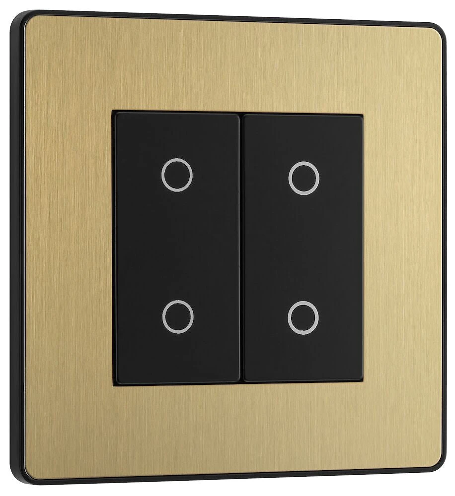 BG Evolve Satin Brass 2G Master Touch Dimmer Switch PCDSBTDM2B 4 BG Evolve Satin Brass 2G Master Touch Dimmer Switch PCDSBTDM2B - Image 2