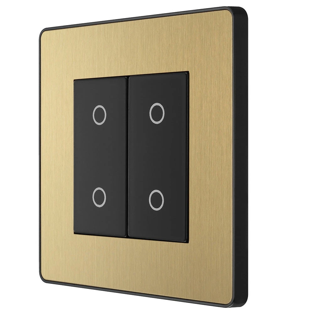 BG Evolve Satin Brass 2G Master Touch Dimmer Switch PCDSBTDM2B 5 BG Evolve Satin Brass 2G Master Touch Dimmer Switch PCDSBTDM2B - Image 3