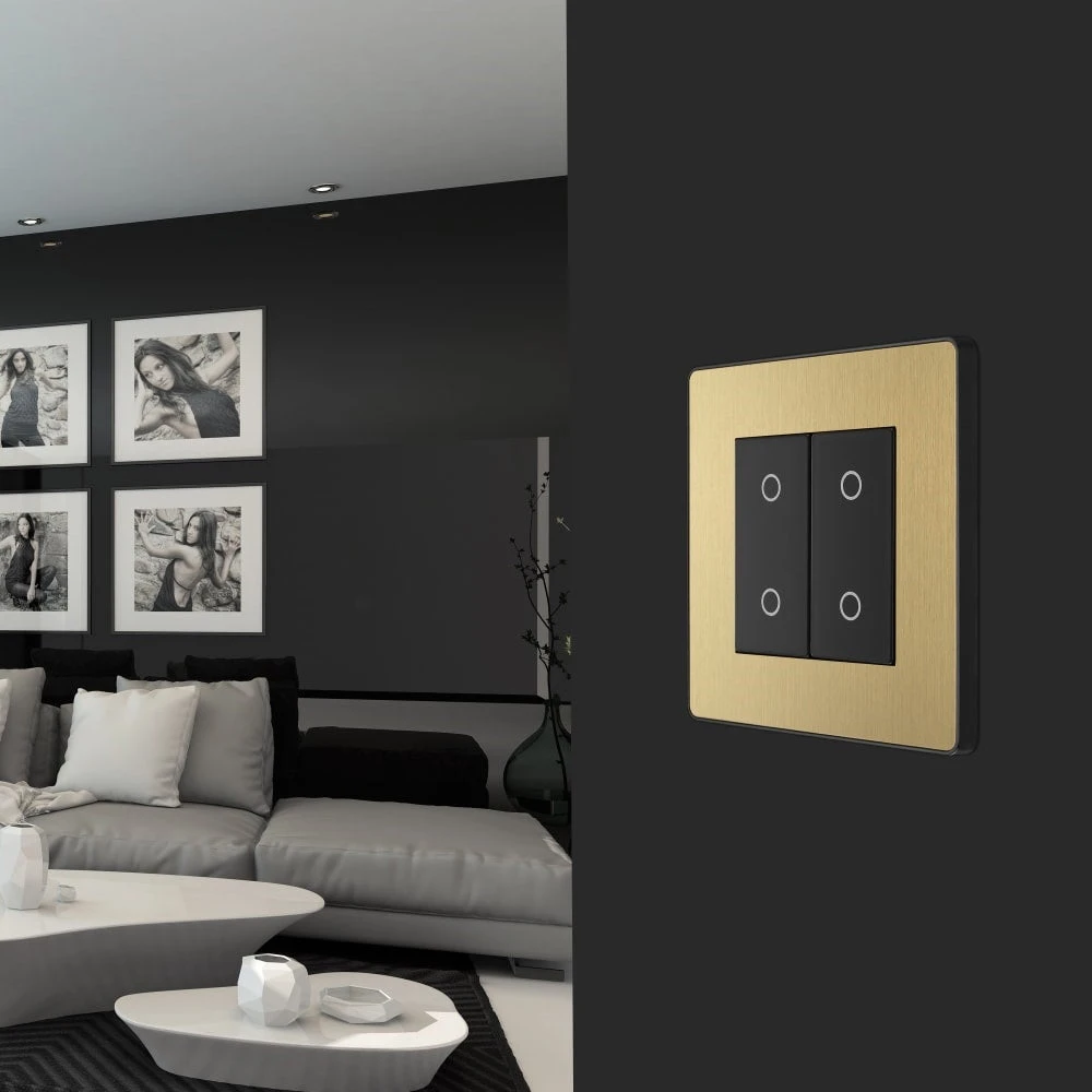 BG Evolve Satin Brass 2G Secondary Touch Dimmer Switch PCDSBTDS2B 7 BG Evolve Satin Brass 2G Secondary Touch Dimmer Switch PCDSBTDS2B - Image 5