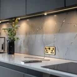 BG Evolve Satin Brass 13A Double USB Socket With 22W A+C Ports PCDSB22UAC22B 11 BG Evolve Satin Brass 13A Double USB Socket With 22W A+C Ports PCDSB22UAC22B -RS Electrical Supplies BG Evolve Polycarbonate Satin Brass Double USB Socket With A C Ports PCDSB22UAC22B kitchen