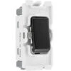 BG Matt Black 20A 2 Way Single Pole Centre Off Grid Switch RFB12C -RS Electrical Supplies BG Matt Black 20AX 2Way Single Pole Centre Off Grid Switch RFB12C Available from RS Electrical Supplies