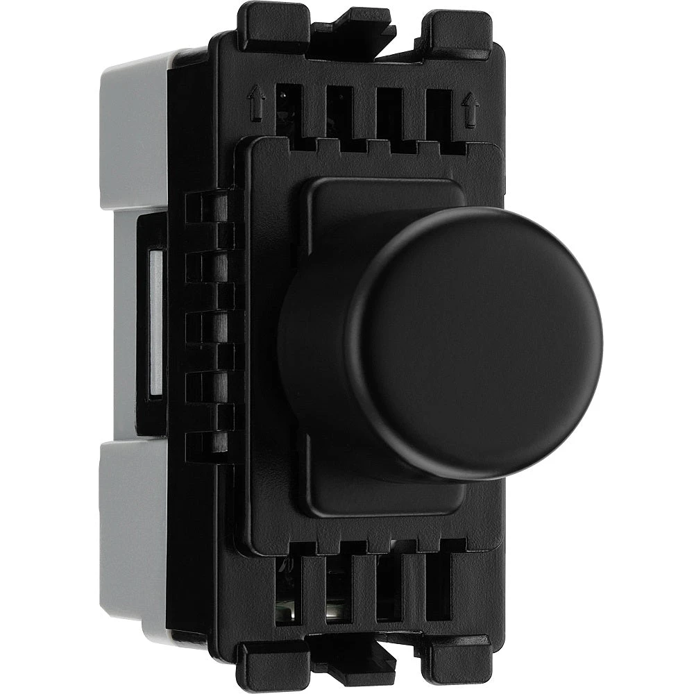 BG Matt Black Dimmer Grid Switch RFBDTR 3 BG Matt Black Dimmer Grid Switch RFBDTR