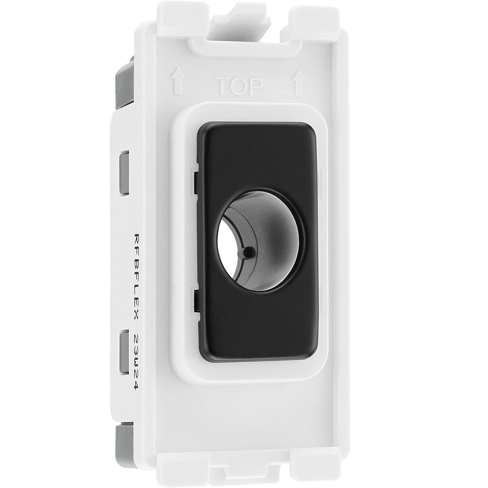 BG Matt Black Flex Outlet Grid Module RFBFLEX 3 BG Matt Black Flex Outlet Grid Module RFBFLEX