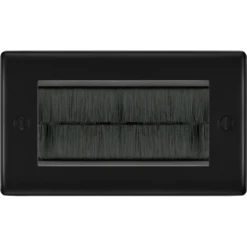 BG Nexus Metal Matt Black 4G Cable Brush Outlet NFBEMR4BR