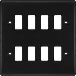 BG Nexus Metal Matt Black 8G Grid Plate RNFB8