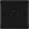 BG Nexus Metal Matt Black 1G Dimmer Switch NFB81 -RS Electrical Supplies BG Nexus Metal Matt Black Dimmer Switch 1G NFB81 Available from RS Electrical