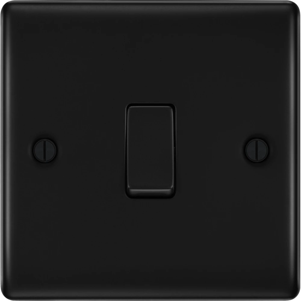 BG Nexus Metal Matt Black Intermediate Light Switch NFB13 3 BG Nexus Metal Matt Black Intermediate Light Switch NFB13