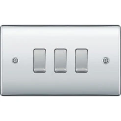 BG Nexus Metal Polished Chrome 3G Intermediate Combination Switch