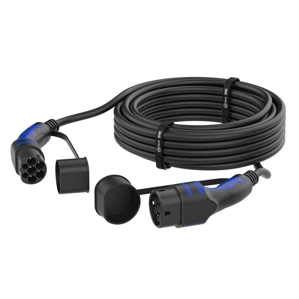 BG SyncEv 8m Charging Cable 22kw 3Phase Type2 EVC22328TL 3 BG SyncEv 8m Charging Cable 22kw 3Phase Type2 EVC22328TL