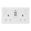 BG White Moulded 13A Double USB Socket With 15W A+C Ports 822UAAC15 2 BG White Moulded 13A Double USB Socket With 15W A+C Ports 822UAAC15 -RS Electrical Supplies BG White Moulded 13A Double USB Socket with 15W A C Ports 822UAAC15 Available from RS Electrical