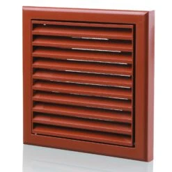 Blauberg 100mm Fixed Grille Terracotta