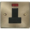 Click Deco Antique Brass 13A Switched Spur With Neon VPAB752BK 2 Click Deco Antique Brass 13A Switched Spur With Neon VPAB752BK -RS Electrical Supplies Click Deco Antique Brass 13A Switched Spur with Neon VPAB752BK available from RS Electrical Supplies