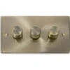 Click Deco Antique Brass 3G LED Dimmer Switch VPAB163 -RS Electrical Supplies Click Deco Antique Brass 3G LED Dimmer Switch VPAB163 available from RS Electrical Supplies
