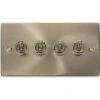 Click Deco Antique Brass 4G Toggle Switch VPAB424 -RS Electrical Supplies Click Deco Antique Brass 4G Toggle Switch VPAB424 available from RS Electrical Supplies