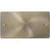 Click Deco Antique Brass Double Blank Plate VPAB061 -RS Electrical Supplies Click Deco Antique Brass Double Blank Plate VPAB061 available from RS Electrical Supplies