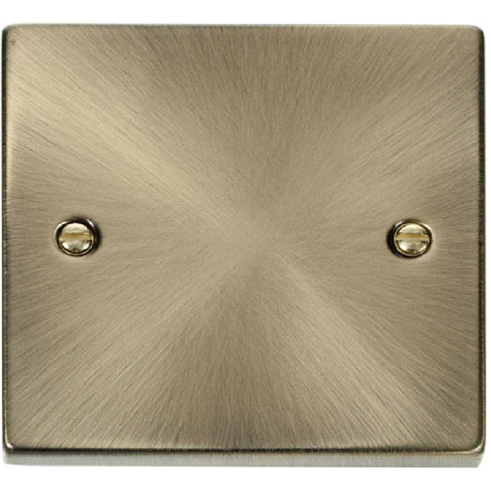 Click Deco Antique Brass Single Blank Plate VPAB060 3 Click Deco Antique Brass Single Blank Plate VPAB060