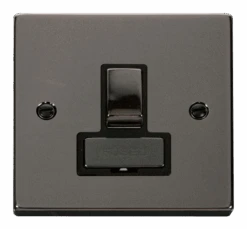Click Deco Black Nickel 13A Switched Spur VPBN751BK