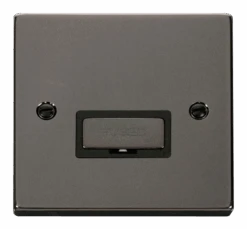 Click Deco Black Nickel 13A Unswitched Spur VPBN750BK