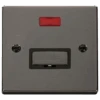 Click Deco Black Nickel 13A Unswitched Spur With Neon VPBN753BK 2 Click Deco Black Nickel 13A Unswitched Spur With Neon VPBN753BK -RS Electrical Supplies Click Deco Black Nickel 13A Unswitched Spur with Neon VPBN753BK available from RS Electrical Supplies