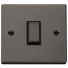 Click Deco Black Nickel 1G Light Switch VPBN411BK -RS Electrical Supplies Click Deco Black Nickel 1G Light Switch VPBN411BK available from RS Electrical Supplies