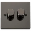 Click Deco Black Nickel 2G LED Dimmer Switch VPBN162