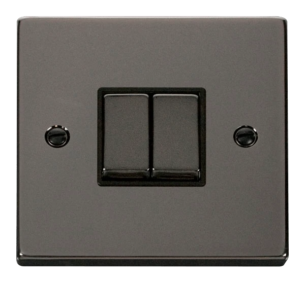 Click Deco Black Nickel 2G Light Switch VPBN412BK 3 Click Deco Black Nickel 2G Light Switch VPBN412BK