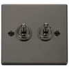 Click Deco Black Nickel 2G Toggle Switch VPBN422 -RS Electrical Supplies Click Deco Black Nickel 2G Toggle Switch VPBN422 available from RS Electrical Supplies