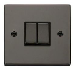 Click Deco Black Nickel 2W & Intermediate Switch VPBN4125BK