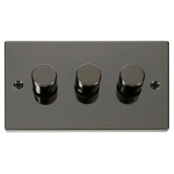 Click Deco Black Nickel 3G LED Dimmer Switch VPBN163