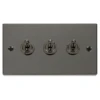 Click Deco Black Nickel 3G Toggle Switch VPBN423 -RS Electrical Supplies Click Deco Black Nickel 3G Toggle Switch VPBN423 available from RS Electrical Supplies