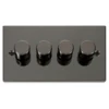 Click Deco Black Nickel 4G LED Dimmer Switch VPBN164 -RS Electrical Supplies Click Deco Black Nickel 4G LED Dimmer Switch VPBN164 available from RS Electrical Supplies