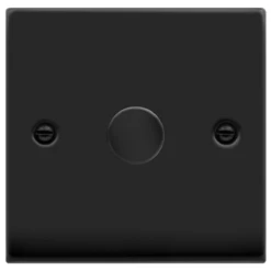 Click Deco Matt Black 1G LED Dimmer Switch VPMB161