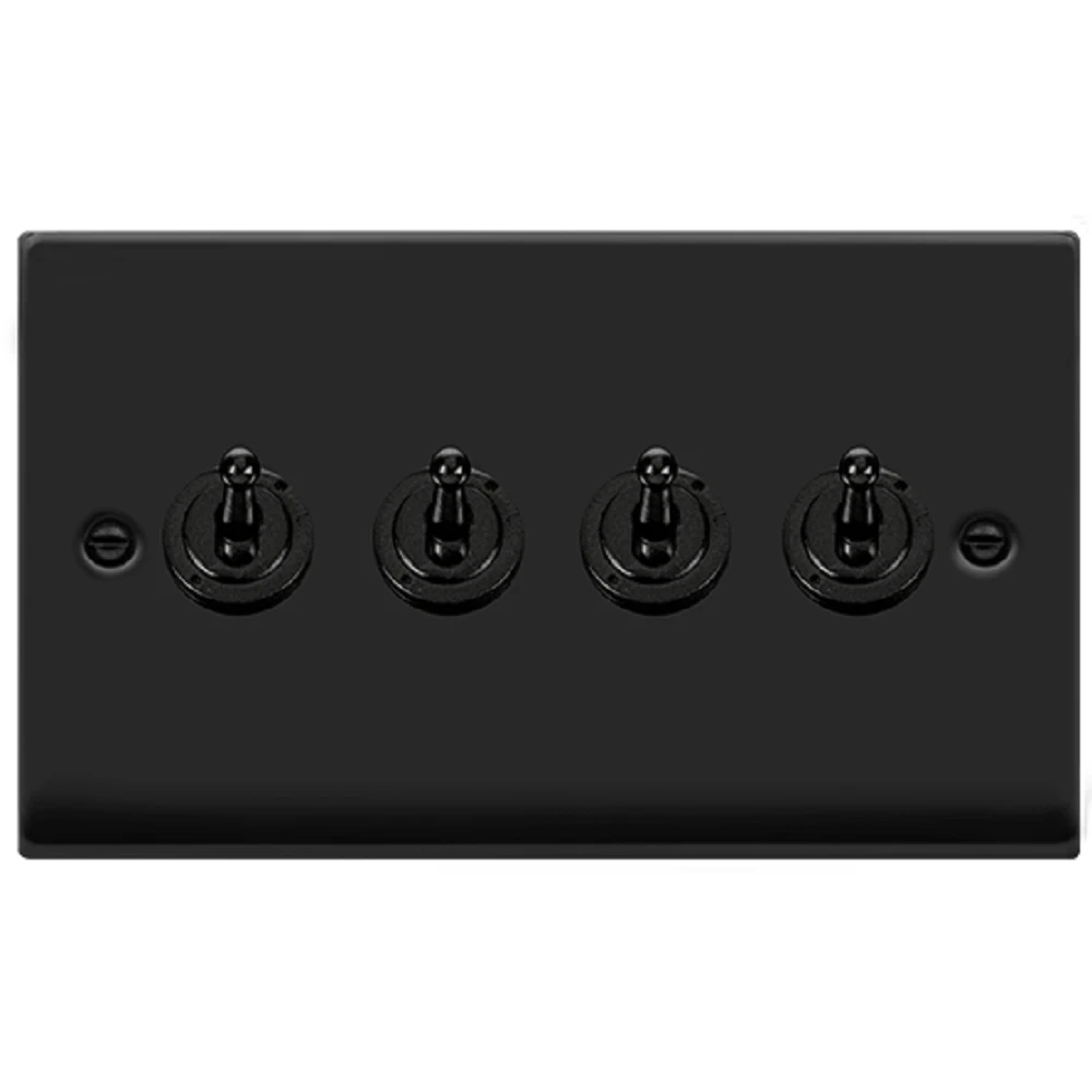 Click Deco Matt Black 4G Toggle Switch VPMB424 3 Click Deco Matt Black 4G Toggle Switch VPMB424