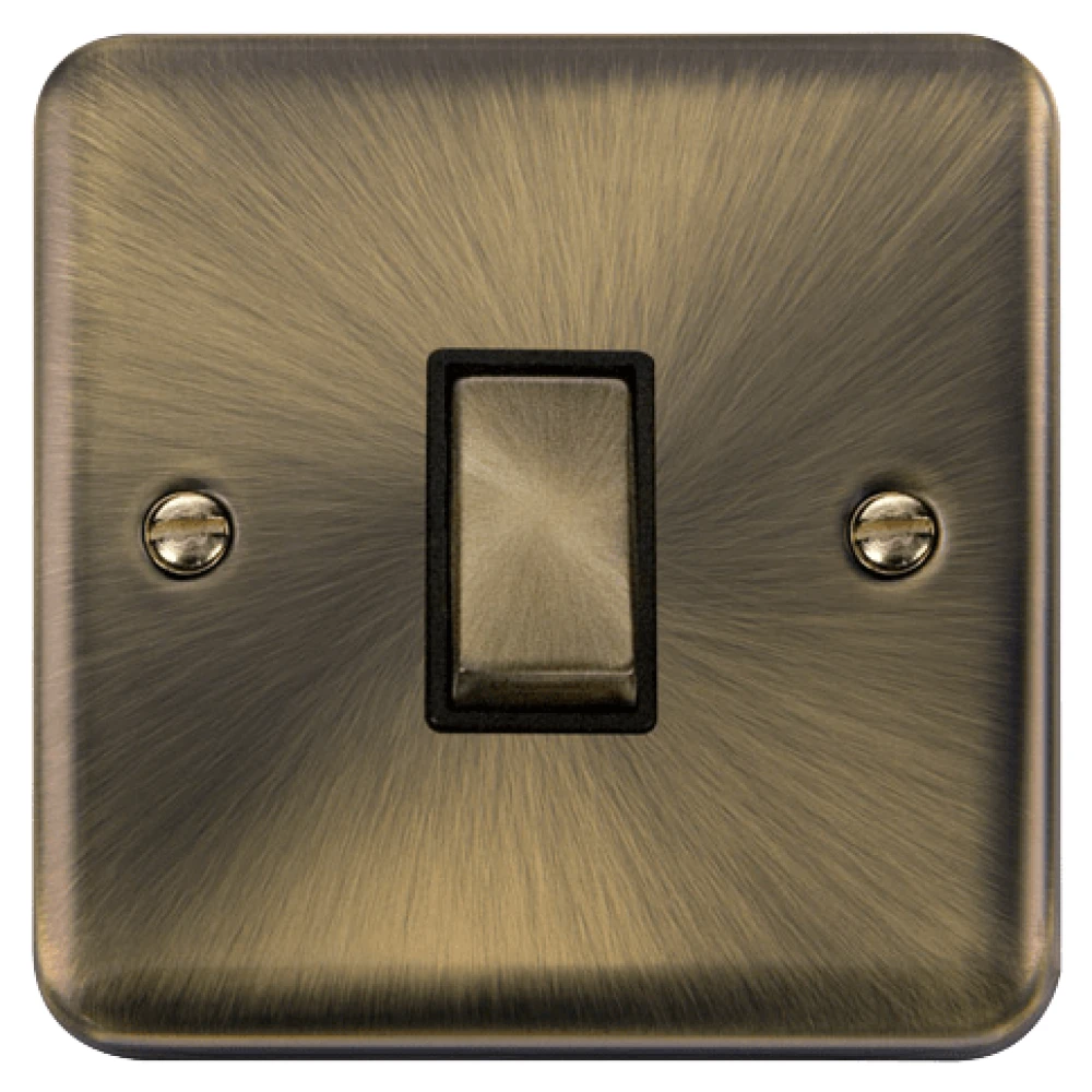 Click Deco Plus Antique Brass 1G Light Switch DPAB411BK 3 Click Deco Plus Antique Brass 1G Light Switch DPAB411BK