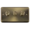 Click Deco Plus Antique Brass 3G LED Dimmer Switch DPAB163 -RS Electrical Supplies Click Deco Plus Antique Brass 3G LED Dimmer Switch DPAB163 Available from RS Electrical Supplies