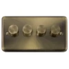 Click Deco Plus Antique Brass 4G LED Dimmer Switch DPAB164 -RS Electrical Supplies Click Deco Plus Antique Brass 4G LED Dimmer Switch DPAB164 Available from RS Electrical Supplies