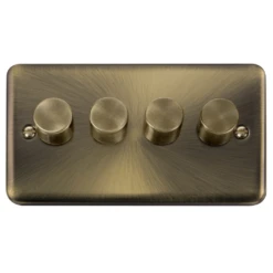 Click Deco Plus Antique Brass 4G LED Dimmer Switch DPAB164