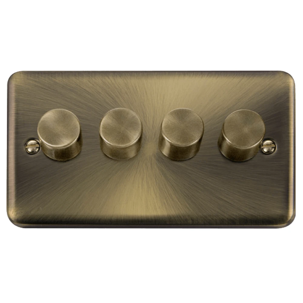 Click Deco Plus Antique Brass 4G LED Dimmer Switch DPAB164 3 Click Deco Plus Antique Brass 4G LED Dimmer Switch DPAB164