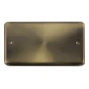 Click Deco Plus Antique Brass Double Blank Plate DPAB061 2 Click Deco Plus Antique Brass Double Blank Plate DPAB061 -RS Electrical Supplies Click Deco Plus Antique Brass Double Blank Plate DPAB061 Available from RS Electrical Supplies
