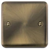 Click Deco Plus Antique Brass Single Blank Plate DPAB060 1 Click Deco Plus Antique Brass Single Blank Plate DPAB060 -RS Electrical Supplies Click Deco Plus Antique Brass Single Blank Plate DPAB060 Available from RS Electrcial Supplies