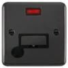 Click Deco Plus Black Nickel 13A Fused Connection Unit With Neon And Flex DPBN553BK -RS Electrical Supplies Click Deco Plus Black Nickel 13A Fused Connection Unit with Neon and Flex DPBN553BK Available from RS Electrical Supplies