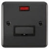 Click Deco Plus Black Nickel 13A Unswitched Spur With Neon DPBN753BK -RS Electrical Supplies Click Deco Plus Black Nickel 13A Unswitched Spur with Neon DPBN753BK Available from RS Electrical Supplies