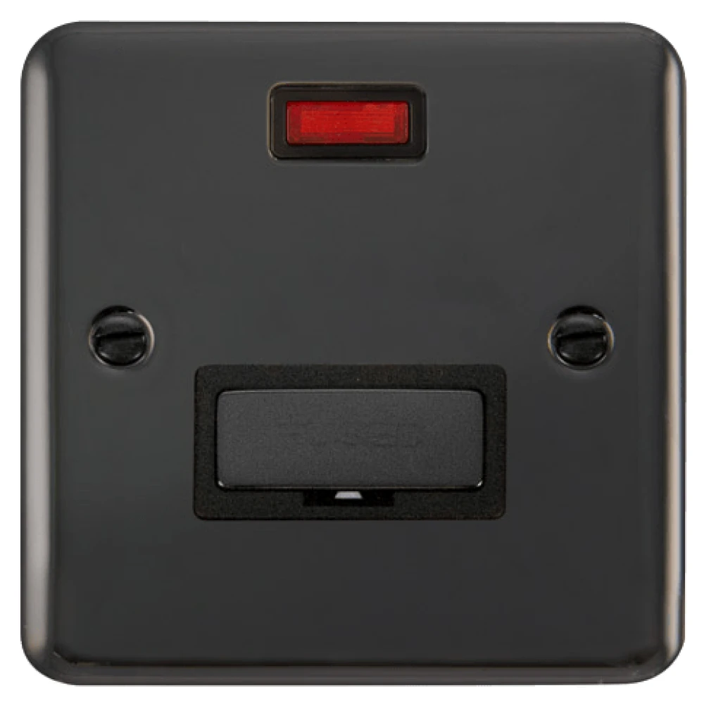 Click Deco Plus Black Nickel 13A Unswitched Spur With Neon DPBN753BK 3 Click Deco Plus Black Nickel 13A Unswitched Spur With Neon DPBN753BK