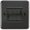 Click Deco Plus Black Nickel 2G Cable Brush Outlet DPBNBRUSHBK 2 Click Deco Plus Black Nickel 2G Cable Brush Outlet DPBNBRUSHBK -RS Electrical Supplies Click Deco Plus Black Nickel 2G Cable Brush Outlet DPBNBRUSHBK Available from RS Electrical Supplies