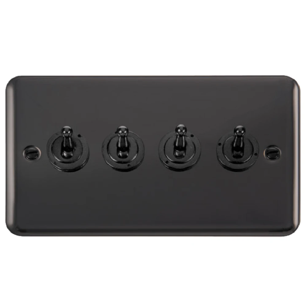 Click Deco Plus Black Nickel 4G Toggle Switch DPBN424 3 Click Deco Plus Black Nickel 4G Toggle Switch DPBN424