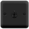 Click Deco Plus Matt Black 1G Toggle Switch DPMB421