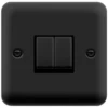 Click Deco Plus Matt Black 2G Light Switch DPMB412BK -RS Electrical Supplies Click Deco Plus Matt Black 2G Light Switch DPMB412BK Available from RS Electrical Supplies
