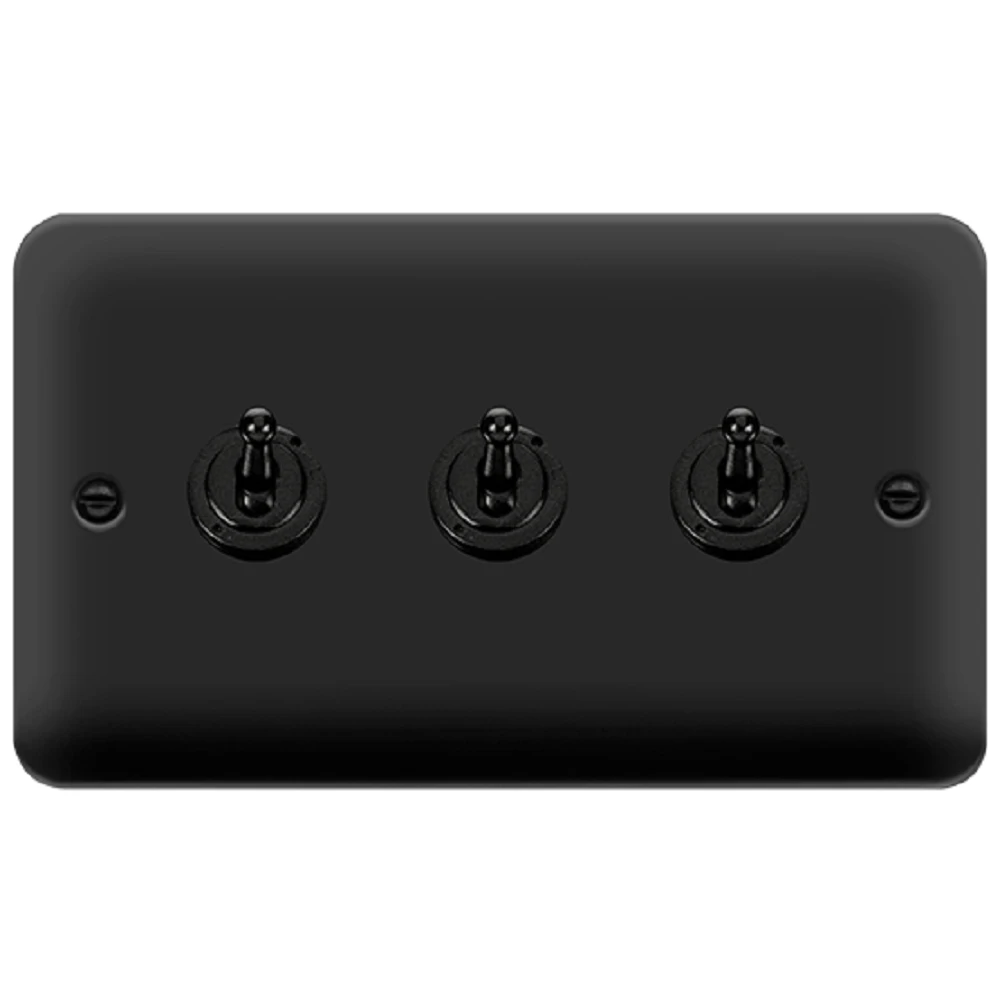 Click Deco Plus Matt Black 3G Toggle Switch DPMB423 3 Click Deco Plus Matt Black 3G Toggle Switch DPMB423