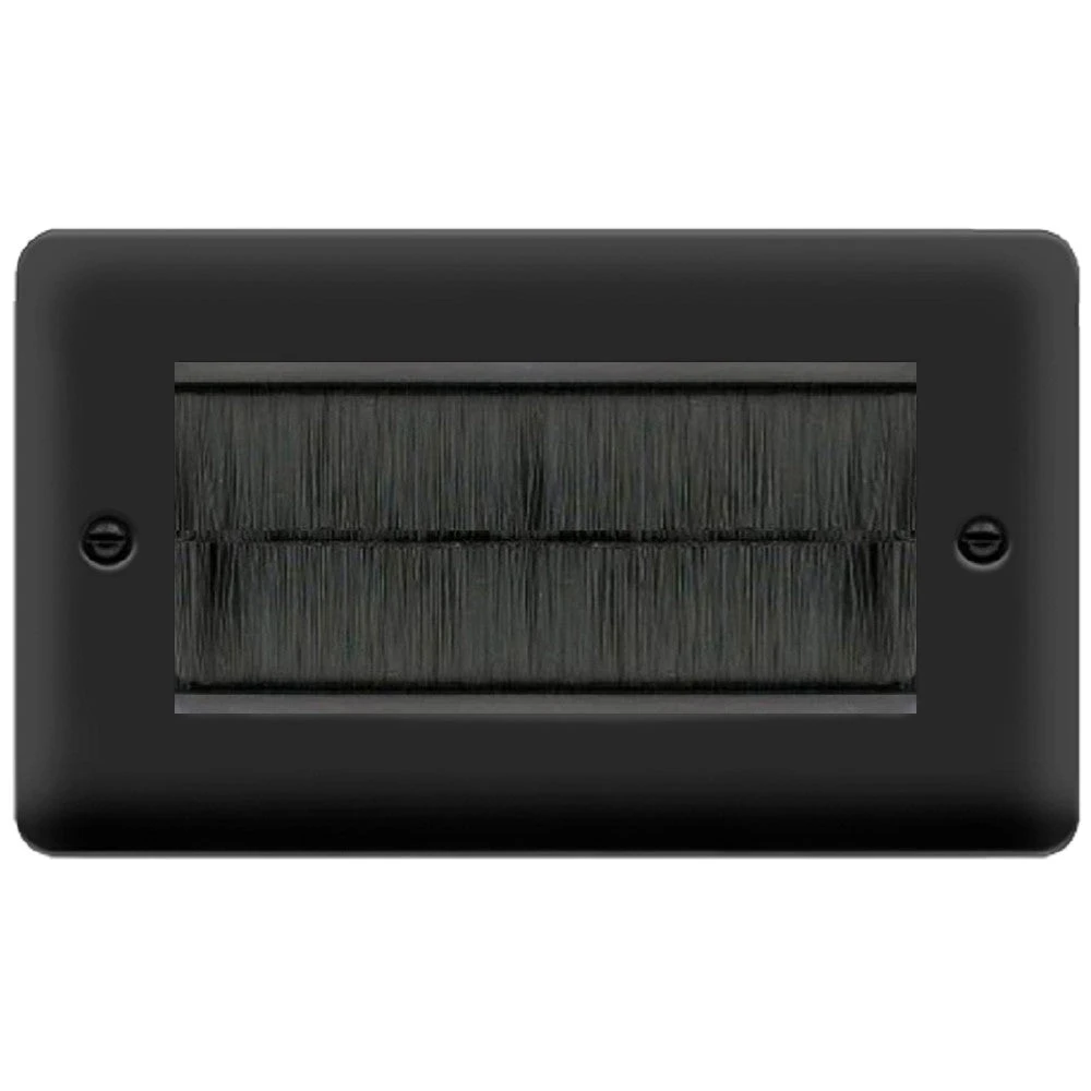 Click Deco Plus Matt Black 4G Cable Brush Outlet DPMB4BRUSHBK 3 Click Deco Plus Matt Black 4G Cable Brush Outlet DPMB4BRUSHBK