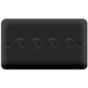 Click Deco Plus Matt Black 4G LED Dimmer Switch DPMB164